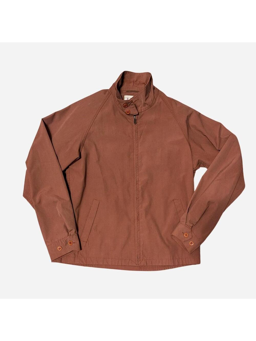 RARE 1960 London Fog Harrington Golf Jacket Dusty Rose Mauve Full Zip Mod Jacket